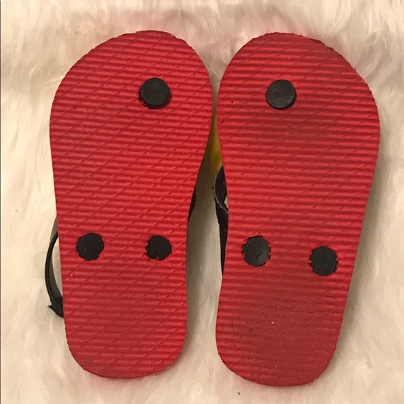 ✨Disney Minnie Mouse Flip flops Sz (7/8) - Picture 3 of 3